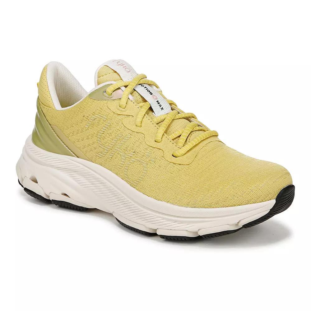 Ryka Devotion X Max Women's Walking Sneakers, Size: 12 Wide, Verdant Yellow Product Image