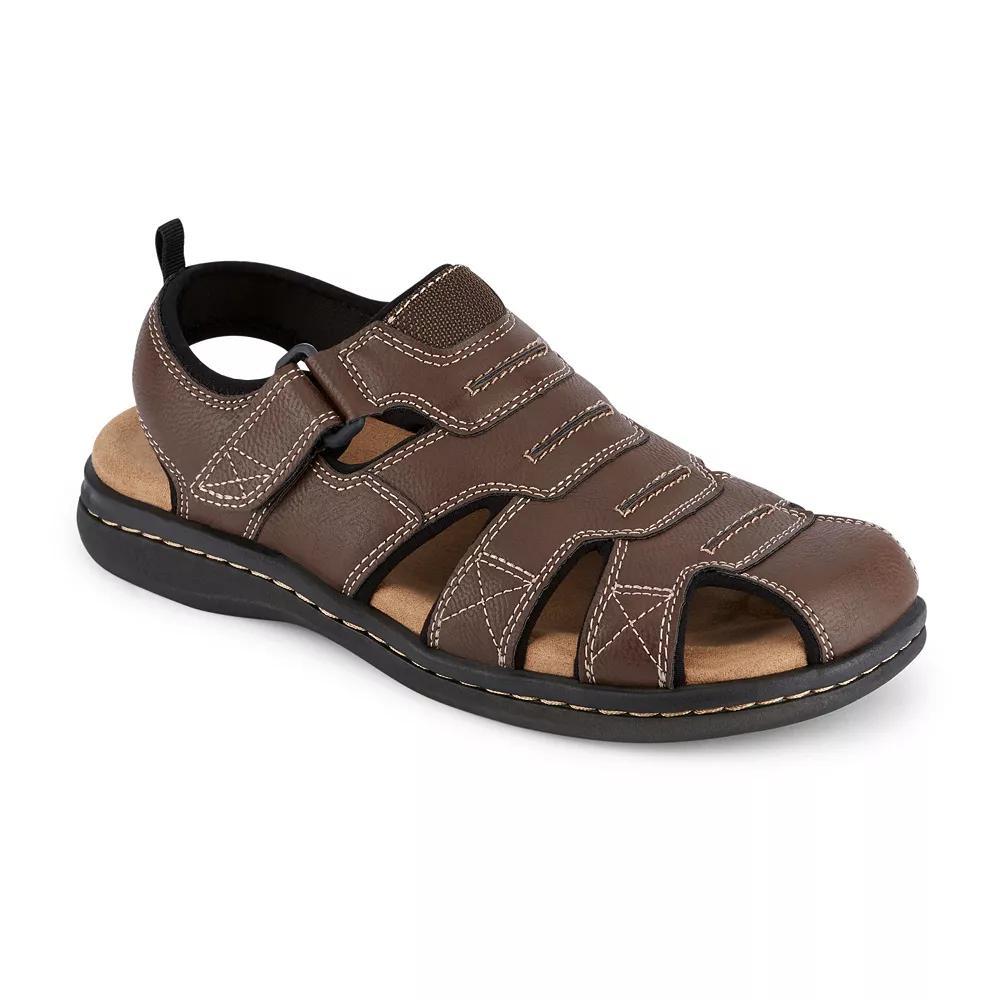 Dockers® Searose Outdoor Men's Fisherman Sandals, Size: 14 Wide, Briar Product Image