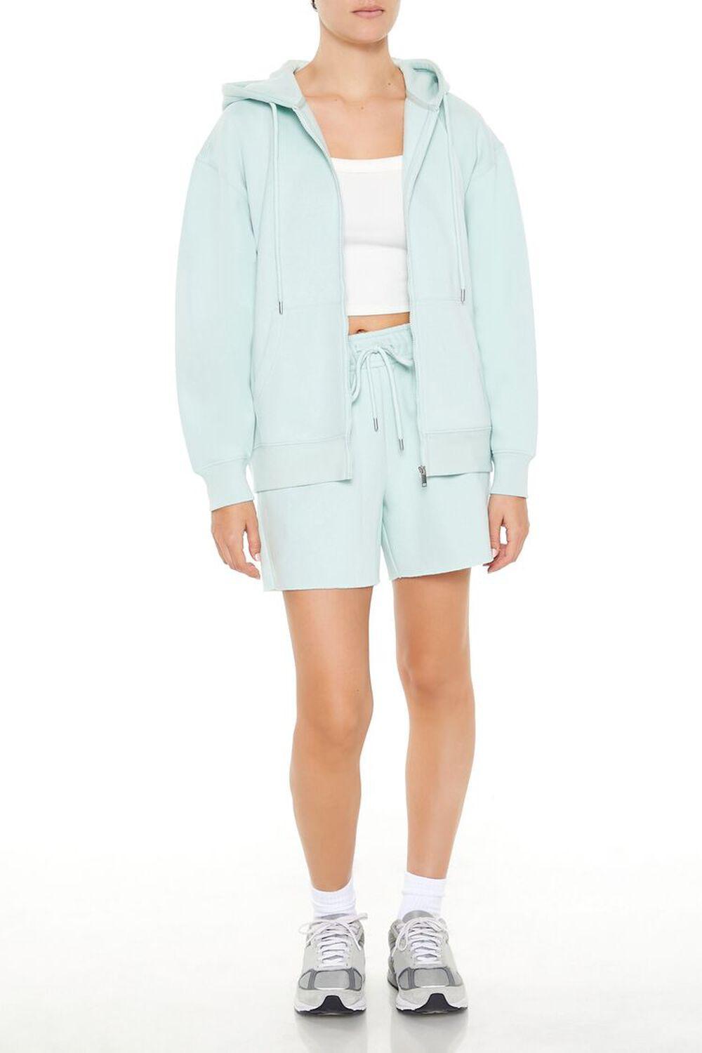 Fleece Zip-Up Hoodie | Forever 21 Product Image