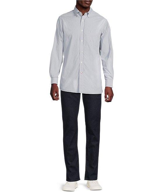Cremieux Blue Label Stripe Poplin Long Sleeve Woven Shirt Product Image
