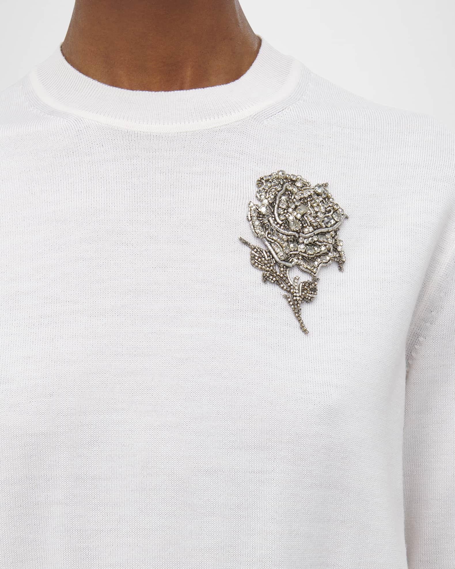 Crystal Rose Wool Sweater Product Image