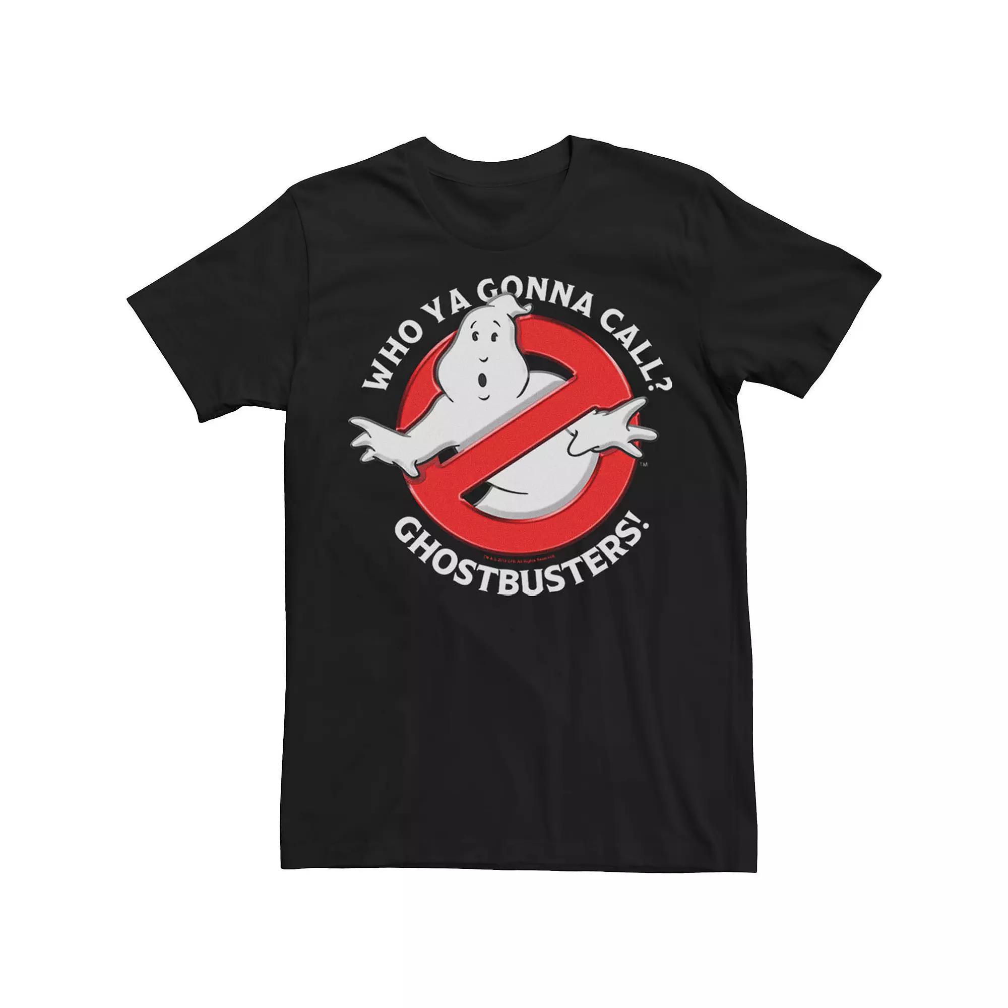 Big & Tall Ghostbusters Who Ya Gonna Call Poster Tee, Men's, Size: XXL Tall, Black Product Image