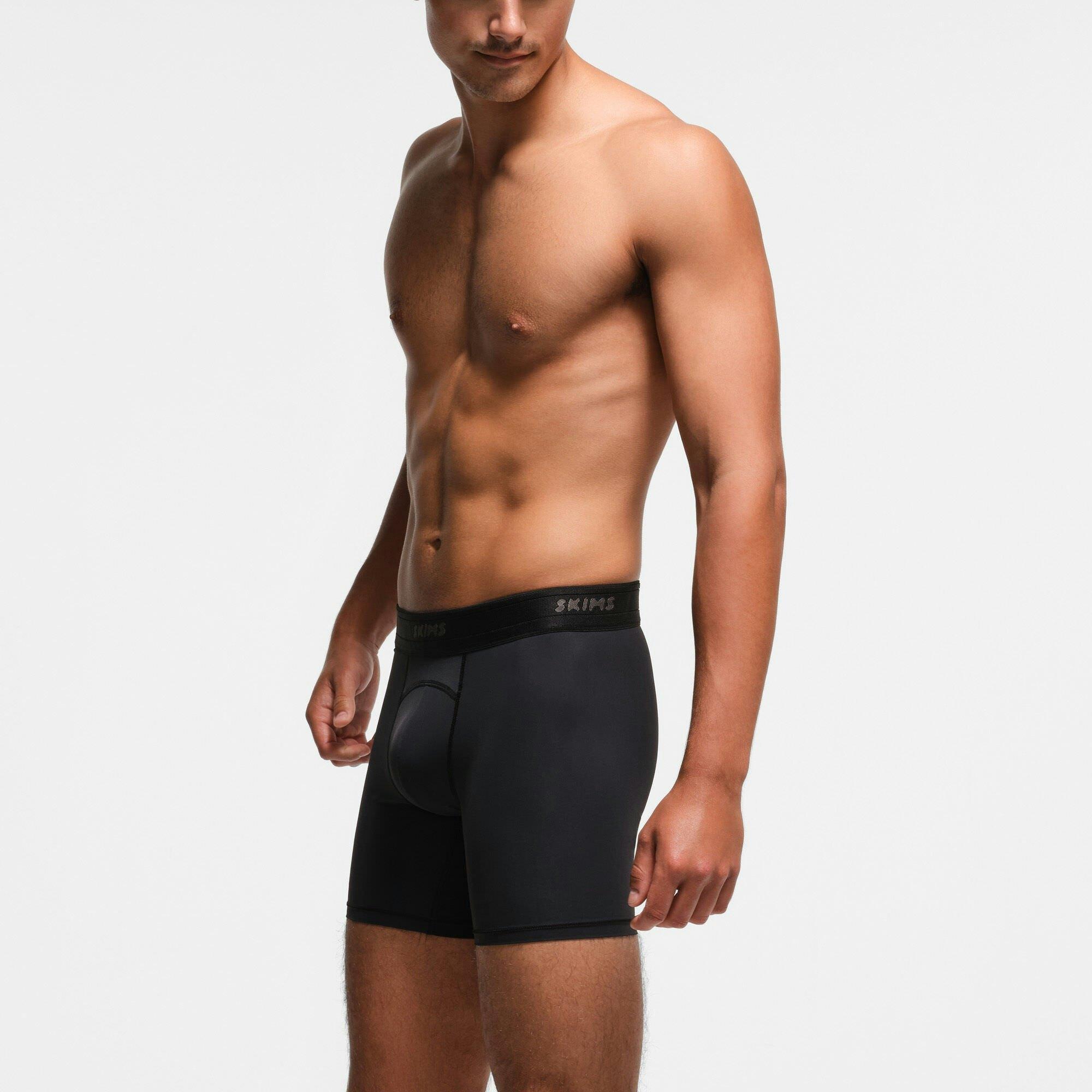SKIMS SPORT MENS 5" BOXER BRIEF 3-PACK | OBSIDIAN Product Image