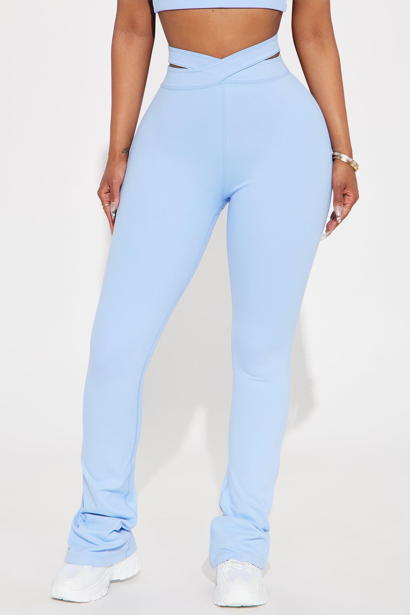 Fire Flow Super Soft Active Yoga Pant - Light Blue Product Image