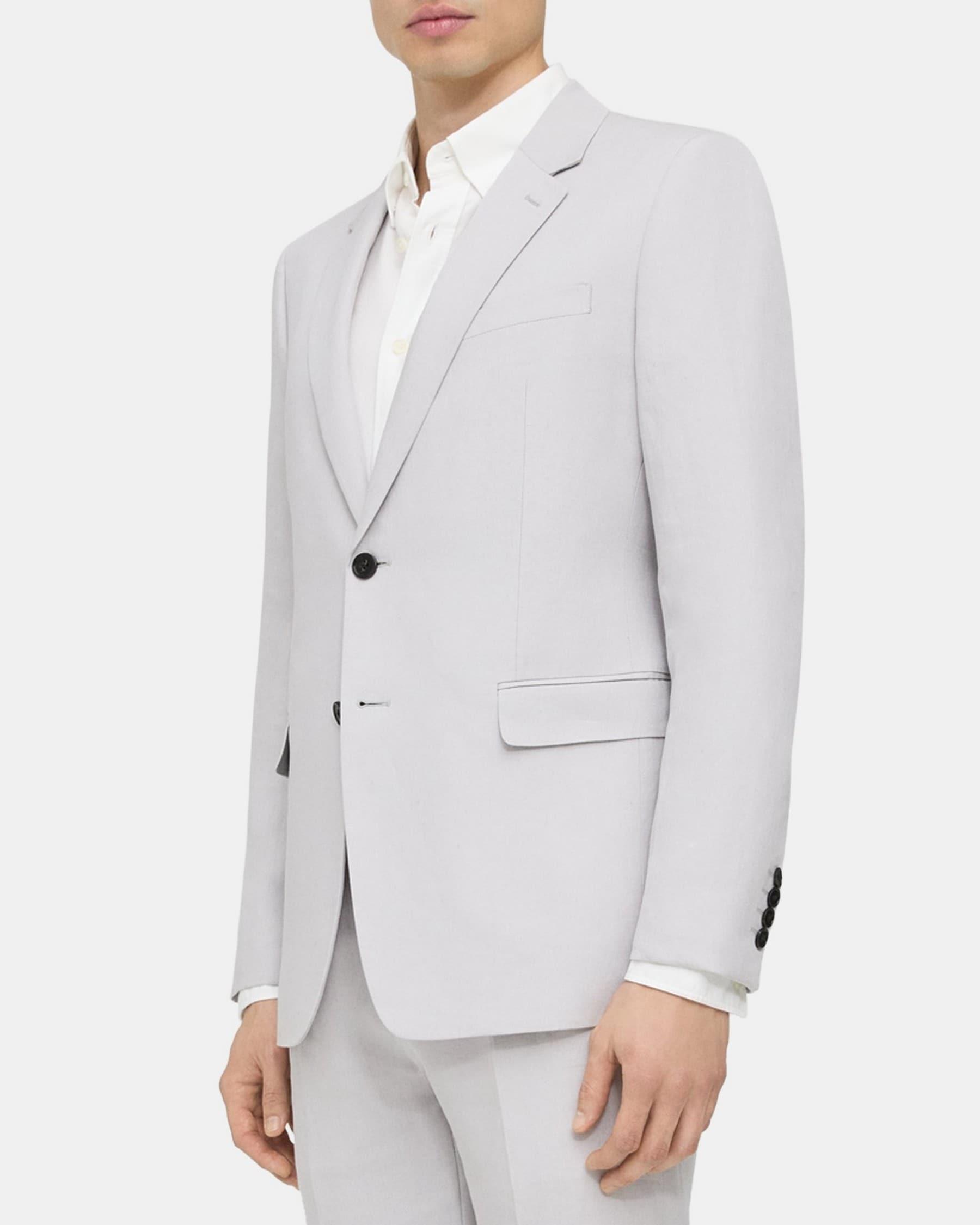 Structured Blazer in Slub Linen Product Image