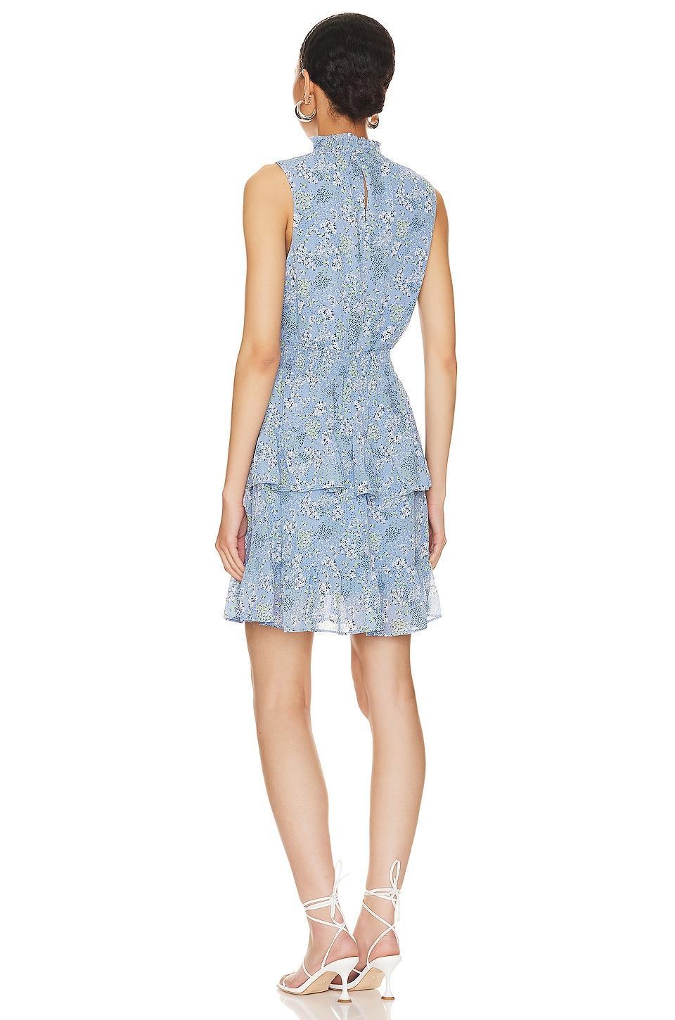 Smocked Neck Ruffle Mini Dress BCBGeneration Product Image
