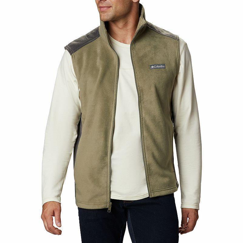 Men's Columbia Steens Mountain™ Fleece Vest, Size: Large, Black Product Image