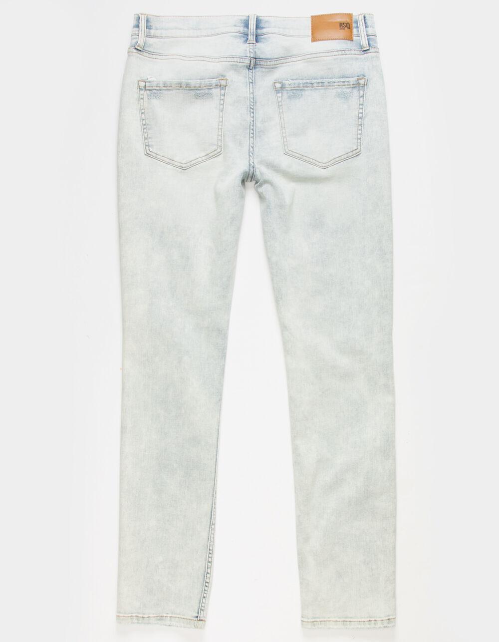 RSQ Mens Skinny Vintage Flex Jeans - LIGHT DESTRUCT Product Image