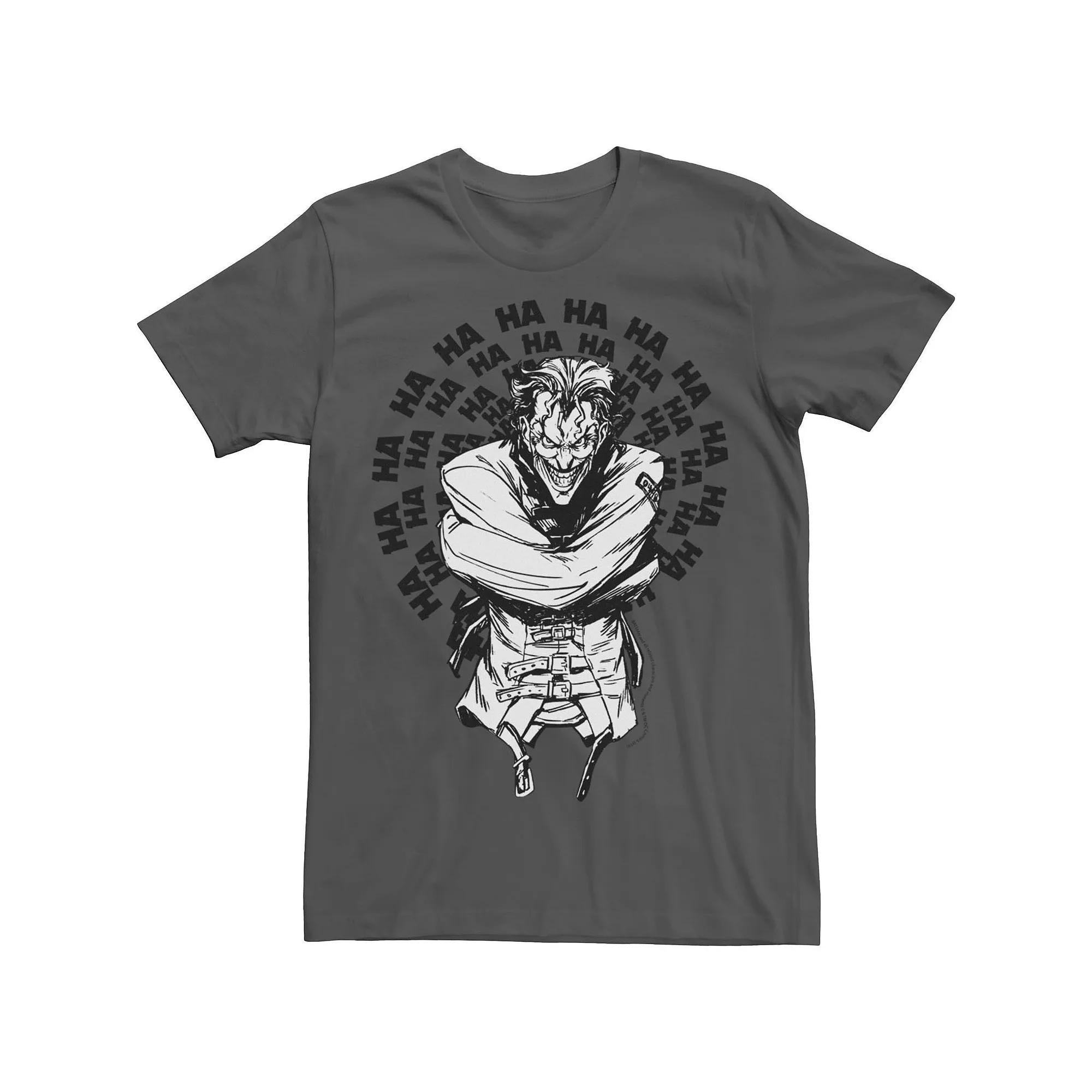 Men's Batman Joking Poster Tee, Size: 3XL, Grey Product Image