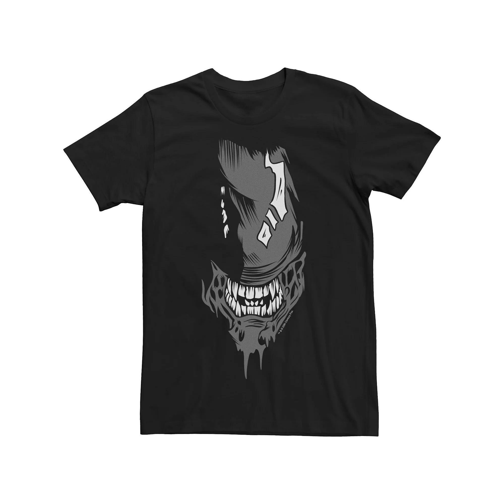 Men's Alien Big Face Tee, Size: XL, Black Product Image