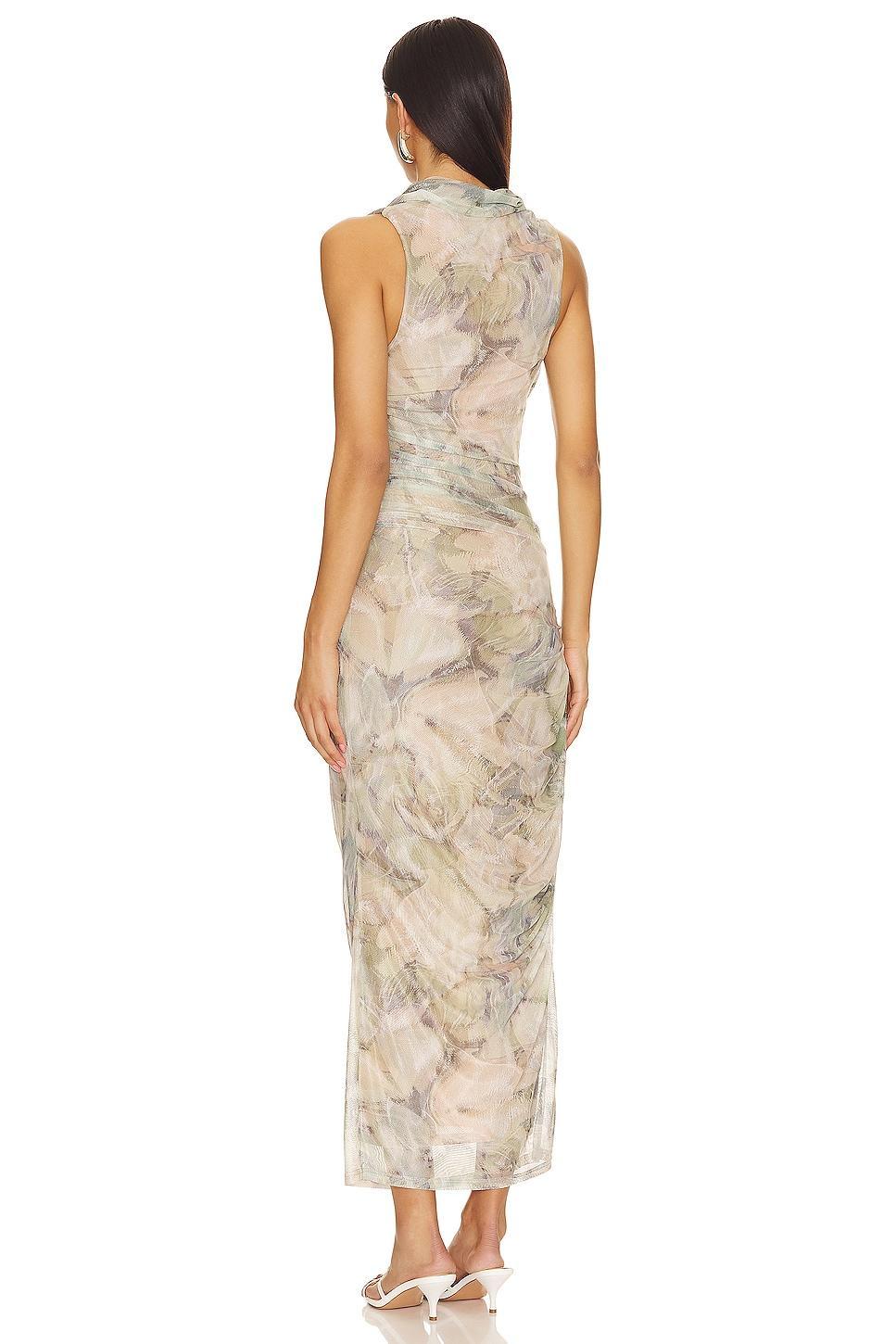 Breslin Mesh Midi Dress MISHA Product Image