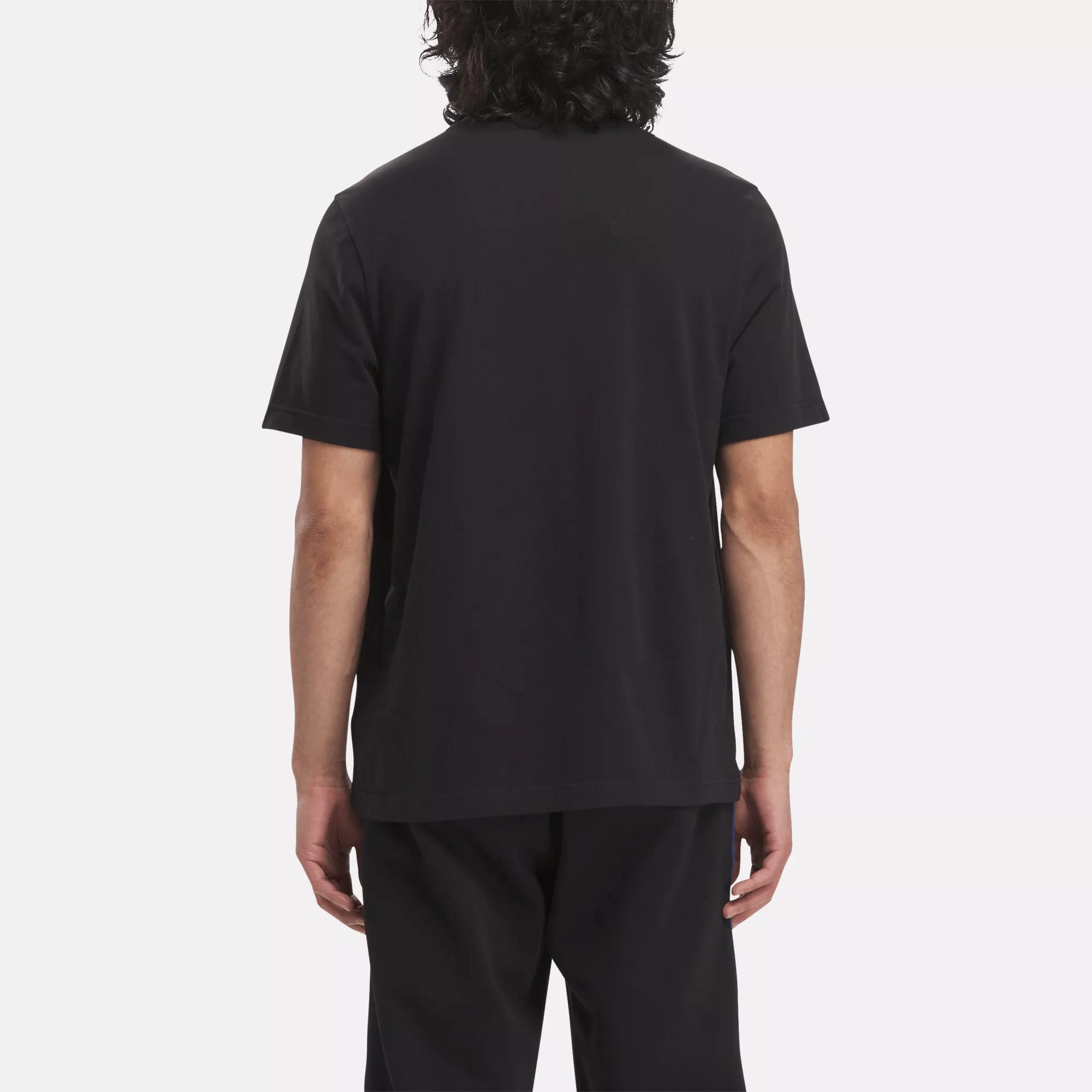 Men's Reebok Identity Big Stacked Logo T-Shirt Male Product Image