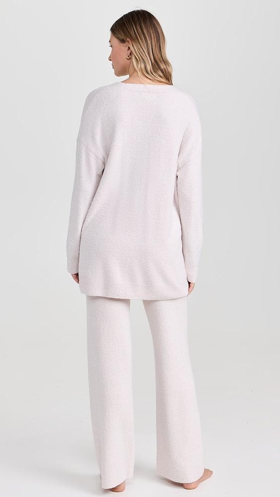 Barefoot Dreams CCL Contrast Rib Pocket Cardigan | Shopbop Product Image