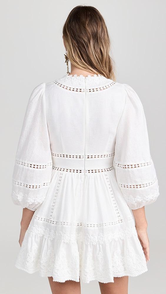Zimmermann Pop Trimmed Mini Dress | Shopbop Product Image