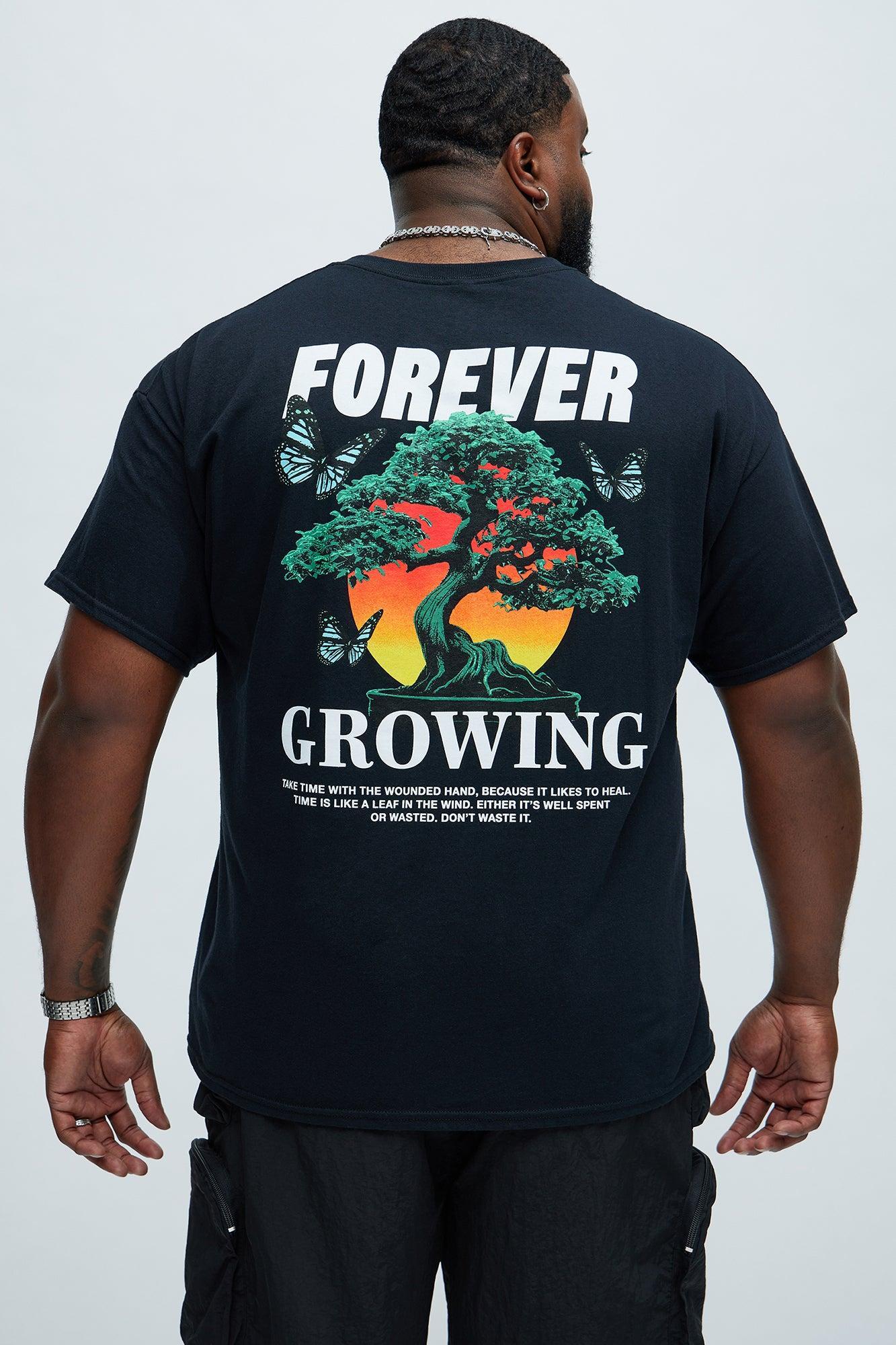 Forever Growing Short Sleeve Tee - Black Product Image