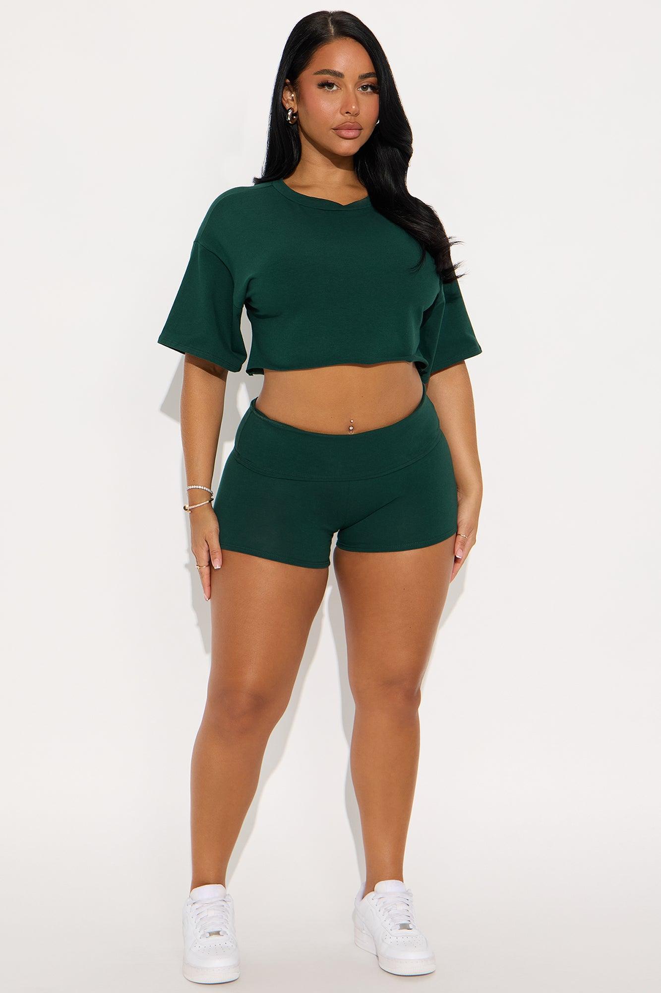 My Go To Biker Short Set - Hunter Product Image