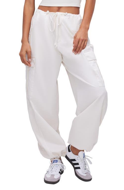Good American Parachute Drawstring Cargo Pants Product Image