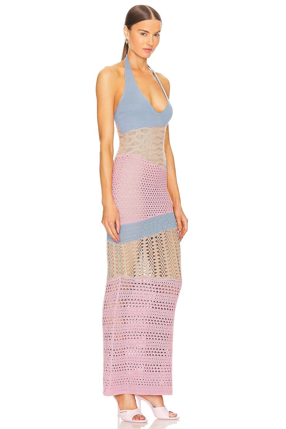 Patchwork Knit Midi Dress RTA Product Image