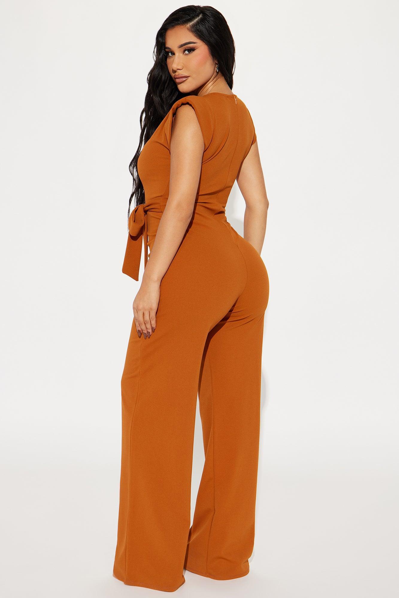 On Point Jumpsuit - Copper Product Image