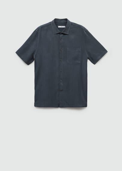 Braided knit polo shirt - Men | MANGO USA Product Image