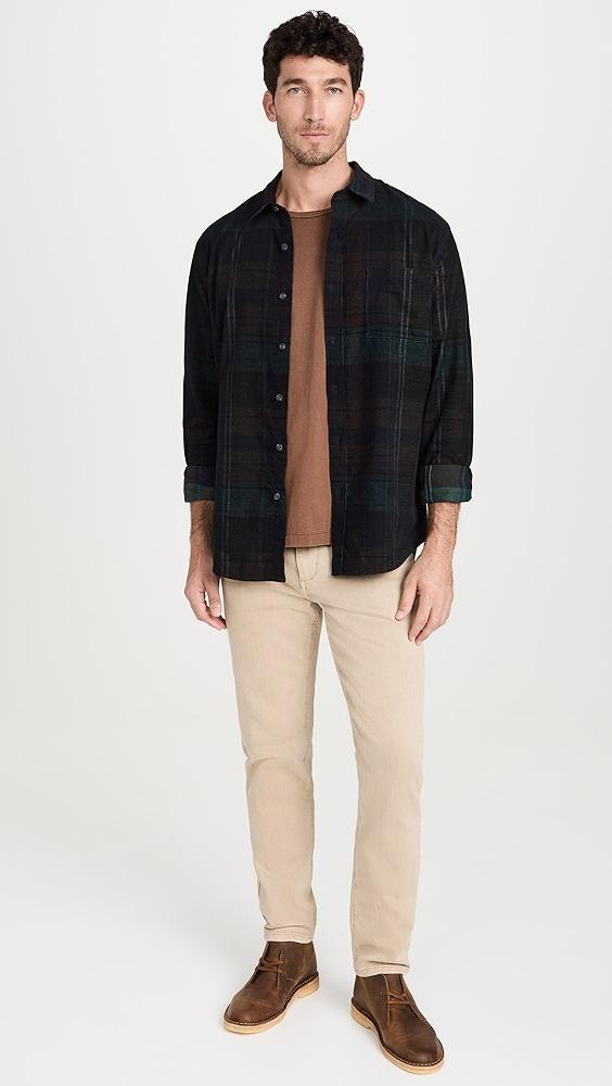 Vince Sierra Corduroy Plaid Shirt | Shopbop Product Image