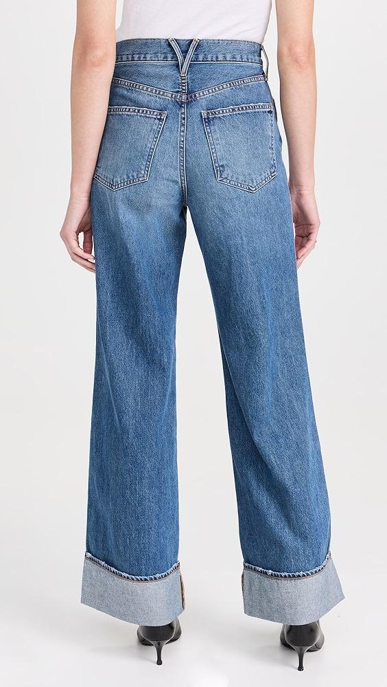 Veronica Beard Jean Taylor High Rise Wide Leg Jeans | Shopbop Product Image