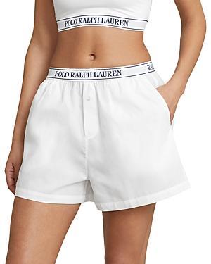 Womens Striped Boxer Shorts Product Image
