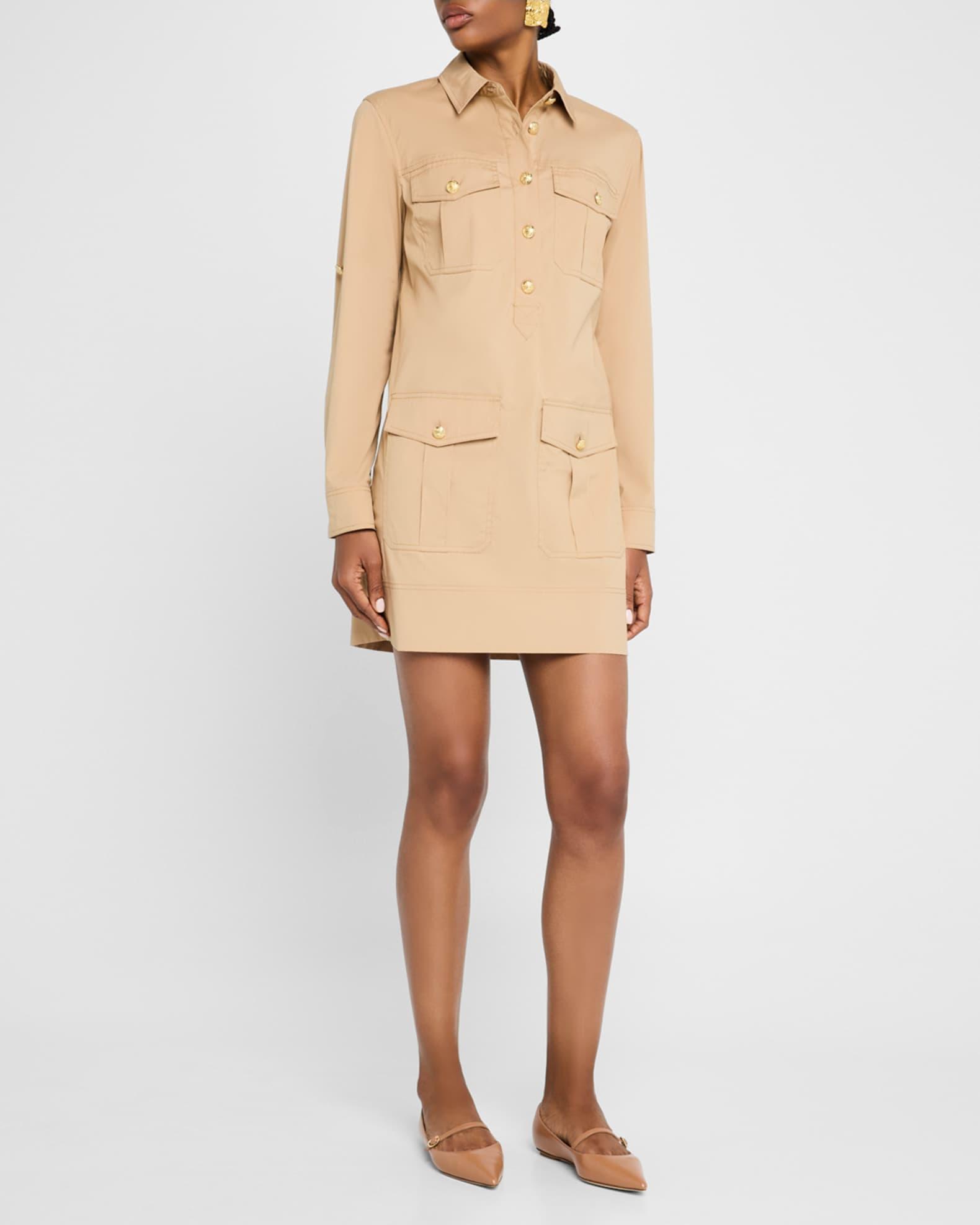 Saude Long-Sleeve Shirtdress Product Image