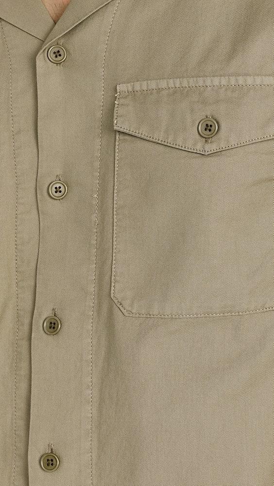 Alex Mill Utility Camp Shirt In Lightweight Twill | Shopbop Product Image