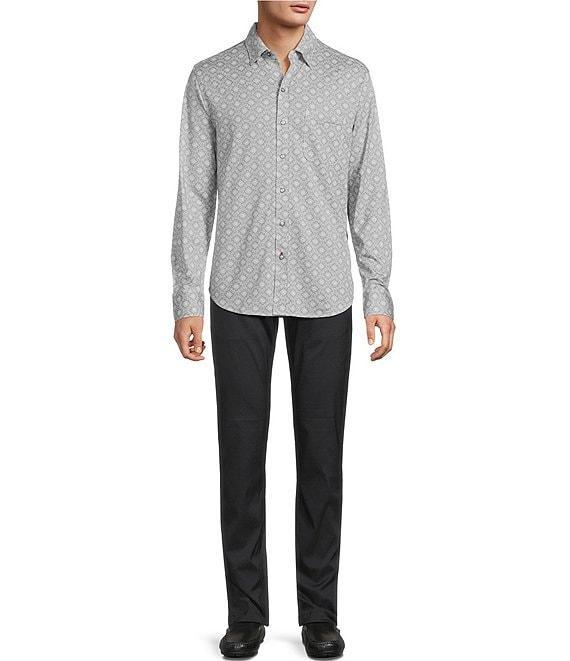 Tommy Bahama Big & Tall San Lucio Miro Mosaic Long Sleeve Woven Shirt Product Image