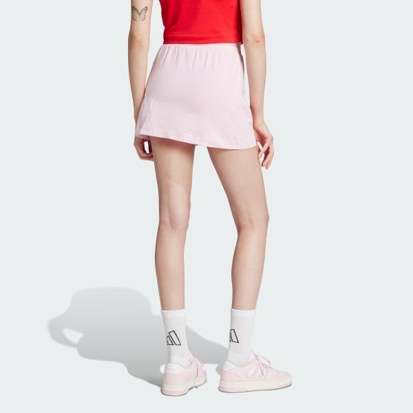 Women's adidas Essentials Cotton Skort, Size: Medium, Black Product Image
