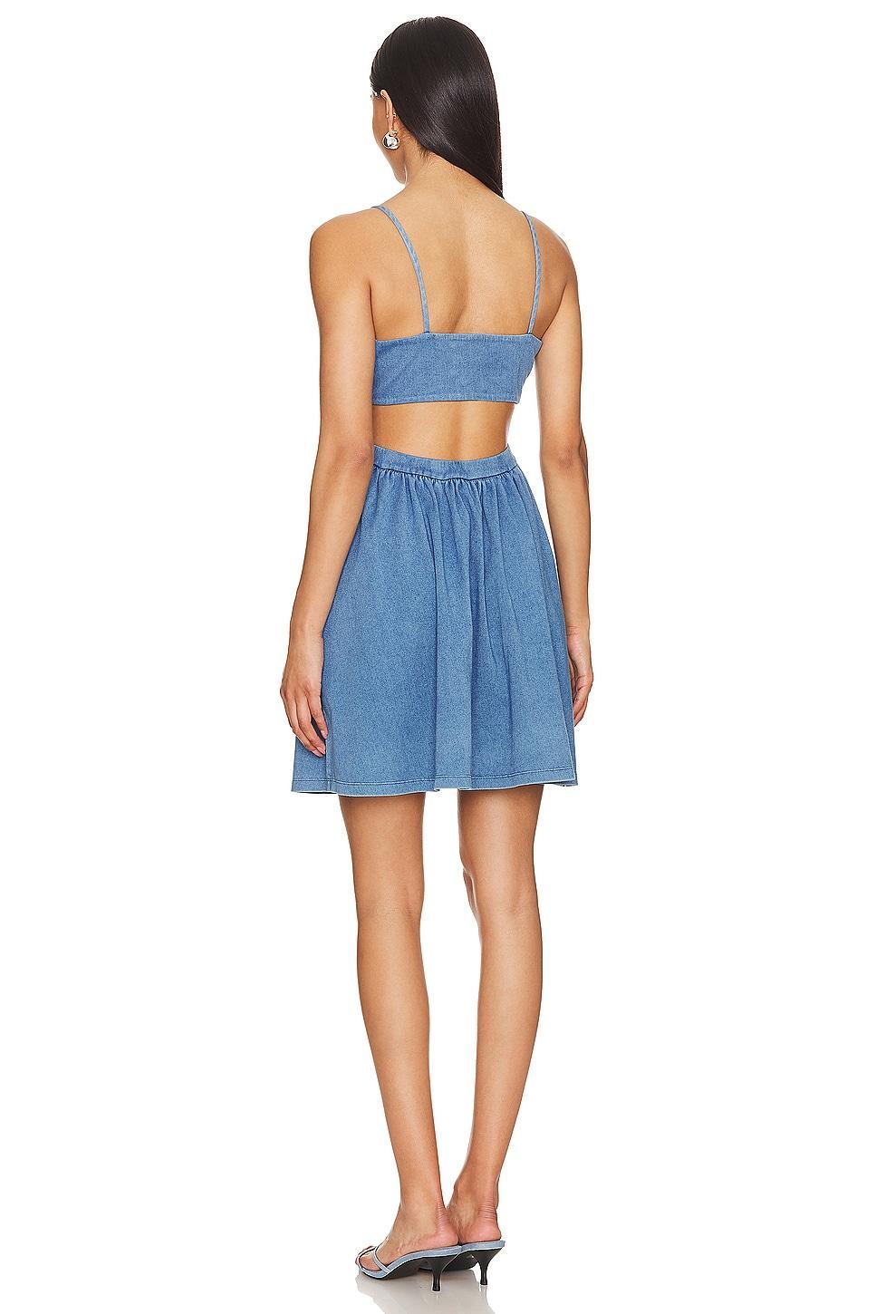 Open Back Denim Dress Susana Monaco Product Image