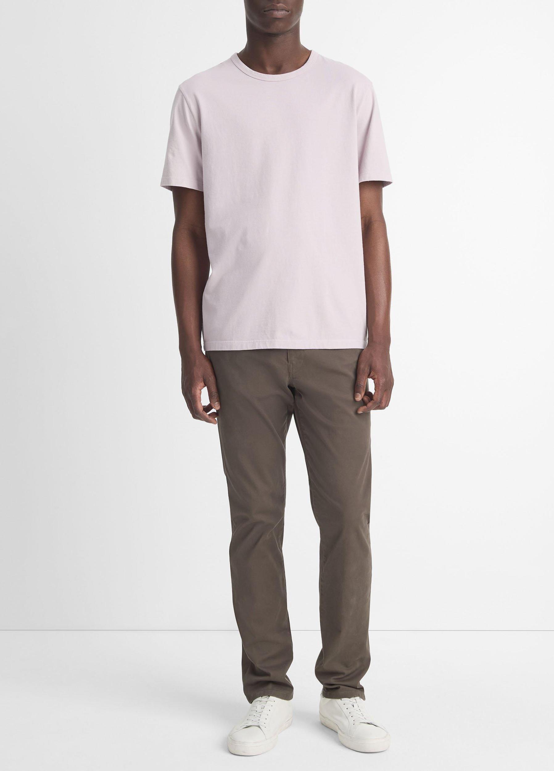 Mens Garment Dye Cotton T-Shirt Vince Product Image