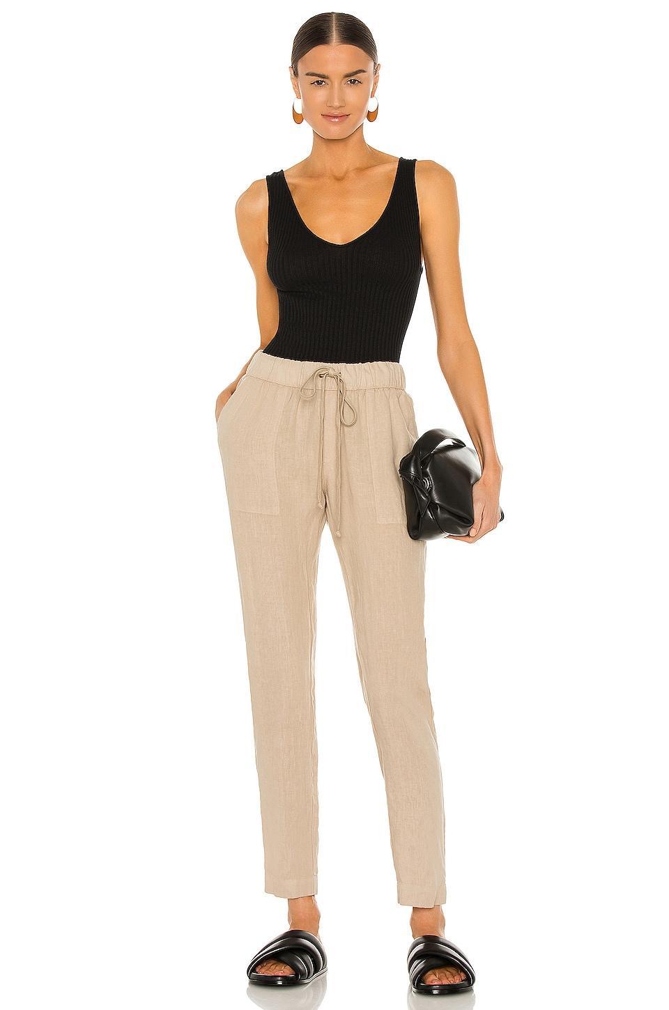 Military Rib U Neck Tank Enza Costa Product Image