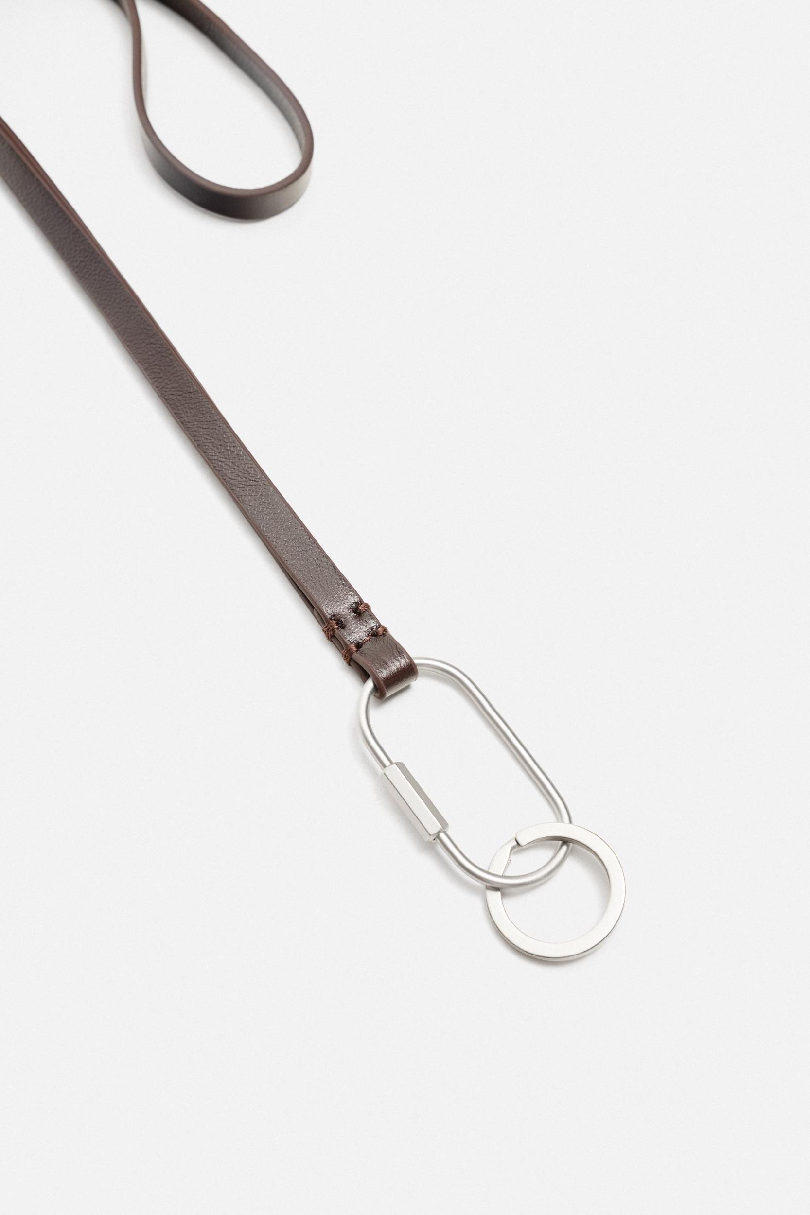 LEATHER PENDANT KEYCHAIN Product Image