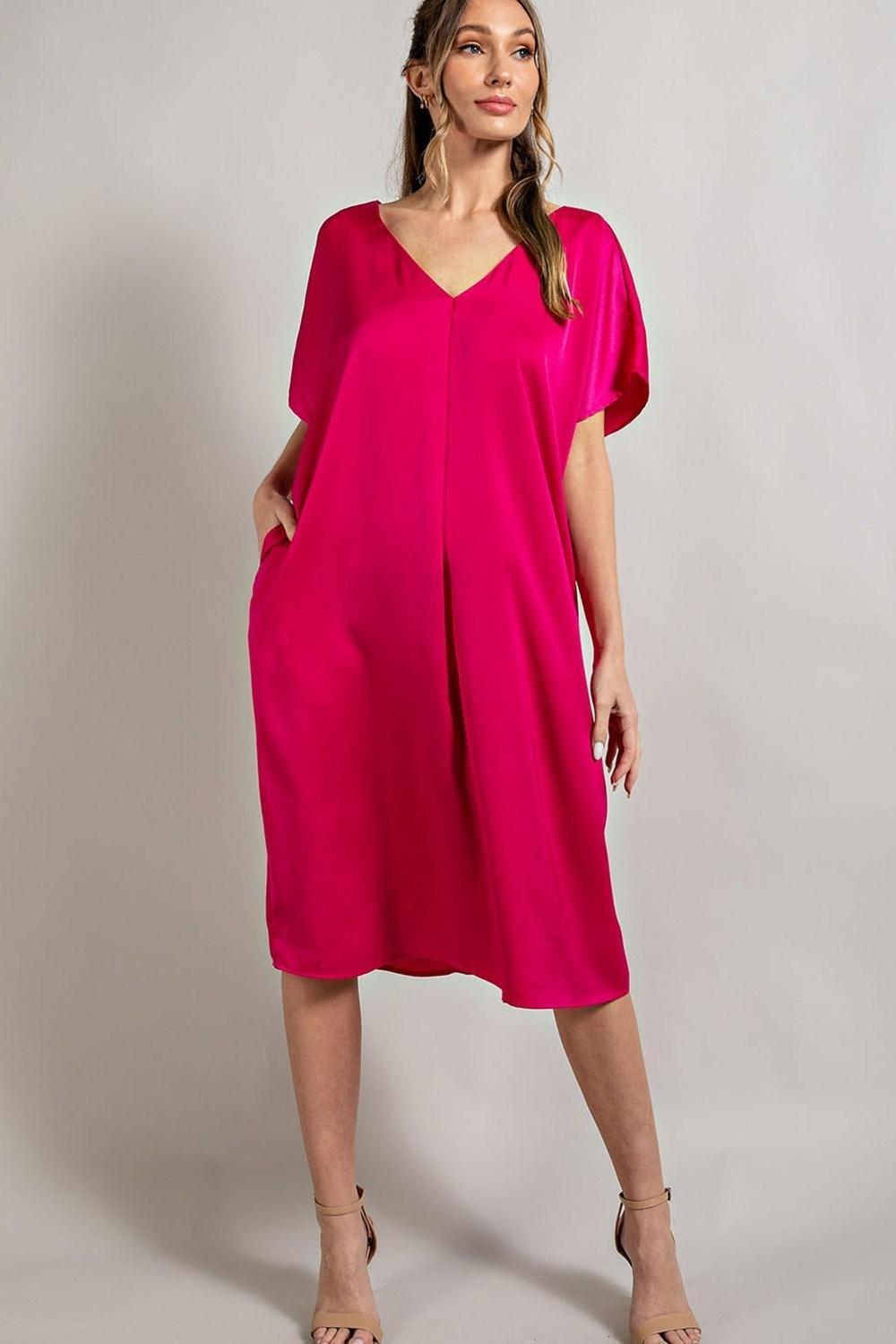 In the Garden Satin Dress Product Image