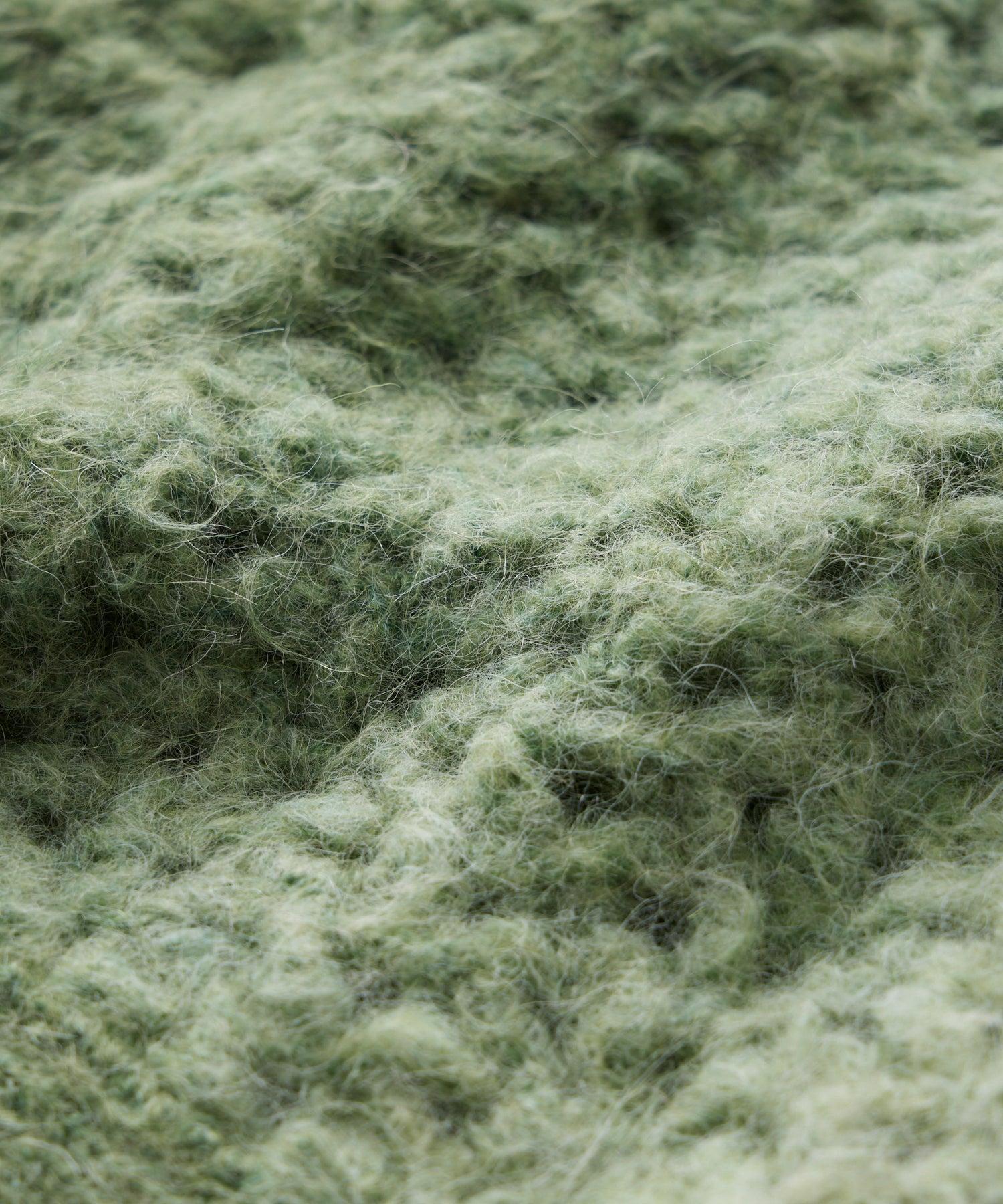 Open-Knit Ombre Cardigan in Garden Green Product Image