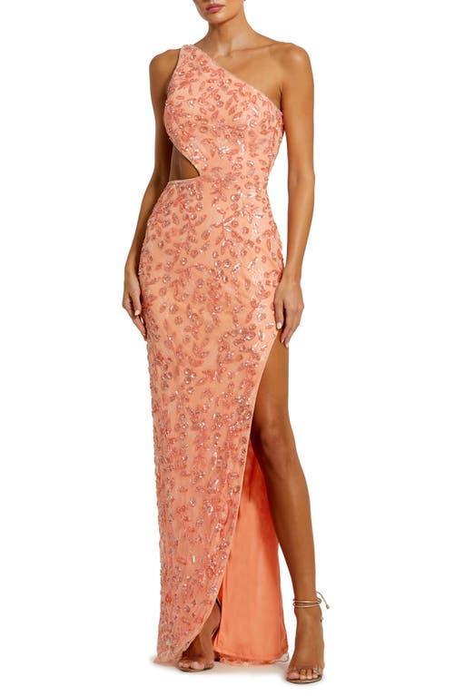 Womens Cut-Out Embellished Gown Product Image
