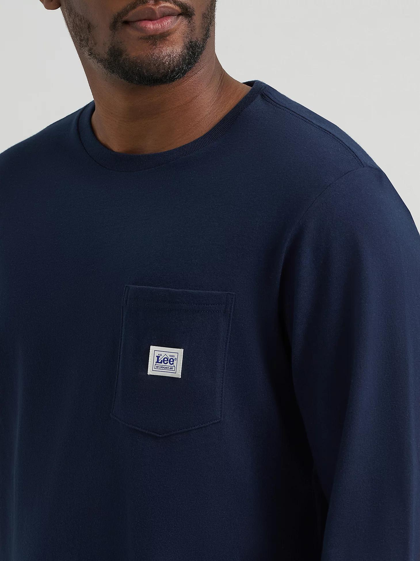 Men's Long Sleeve Workwear Pocket Tee | Men's Tops & Tees | Lee® Product Image