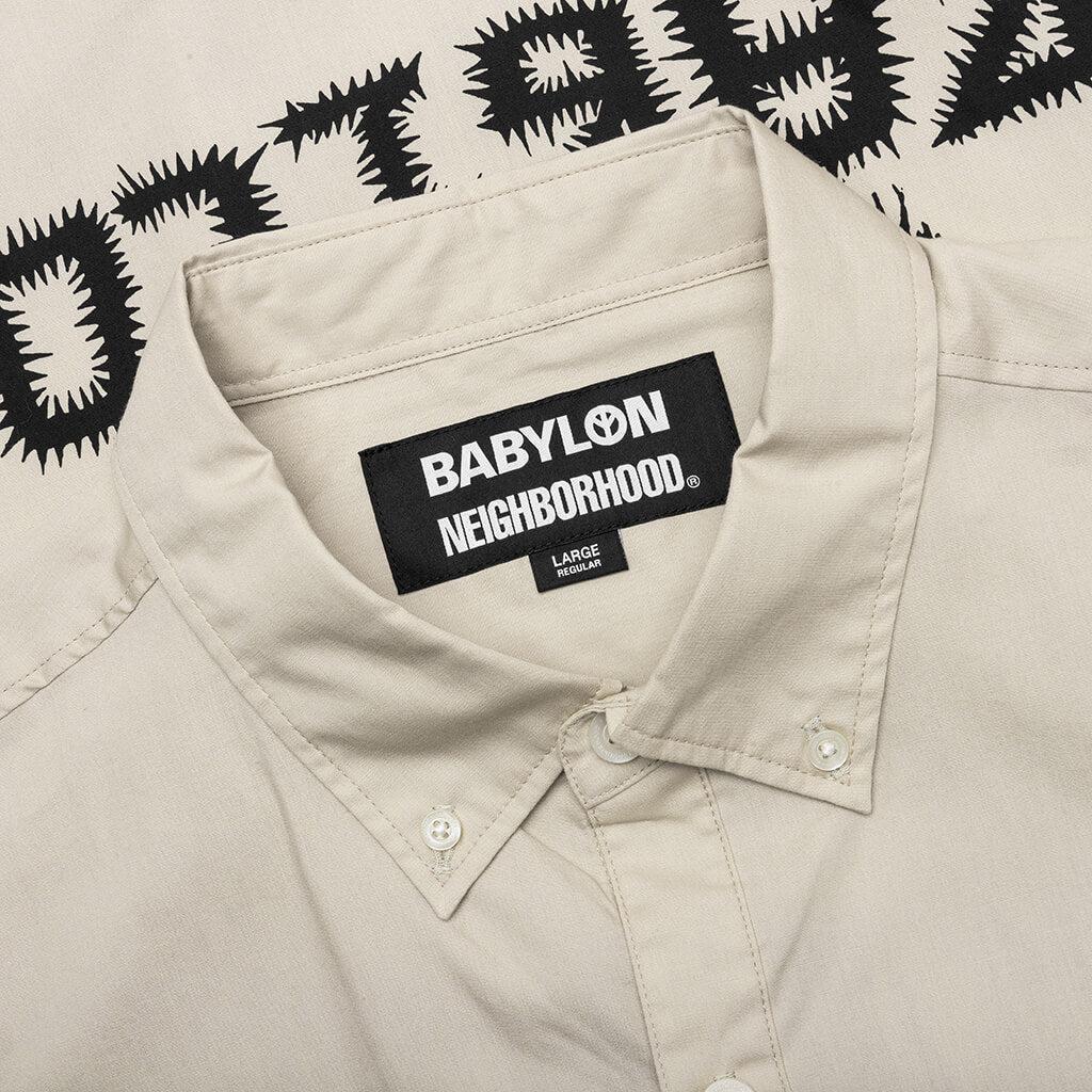 Neighborhood x Babylon BD Shirt SS-1 - Beige Male Product Image