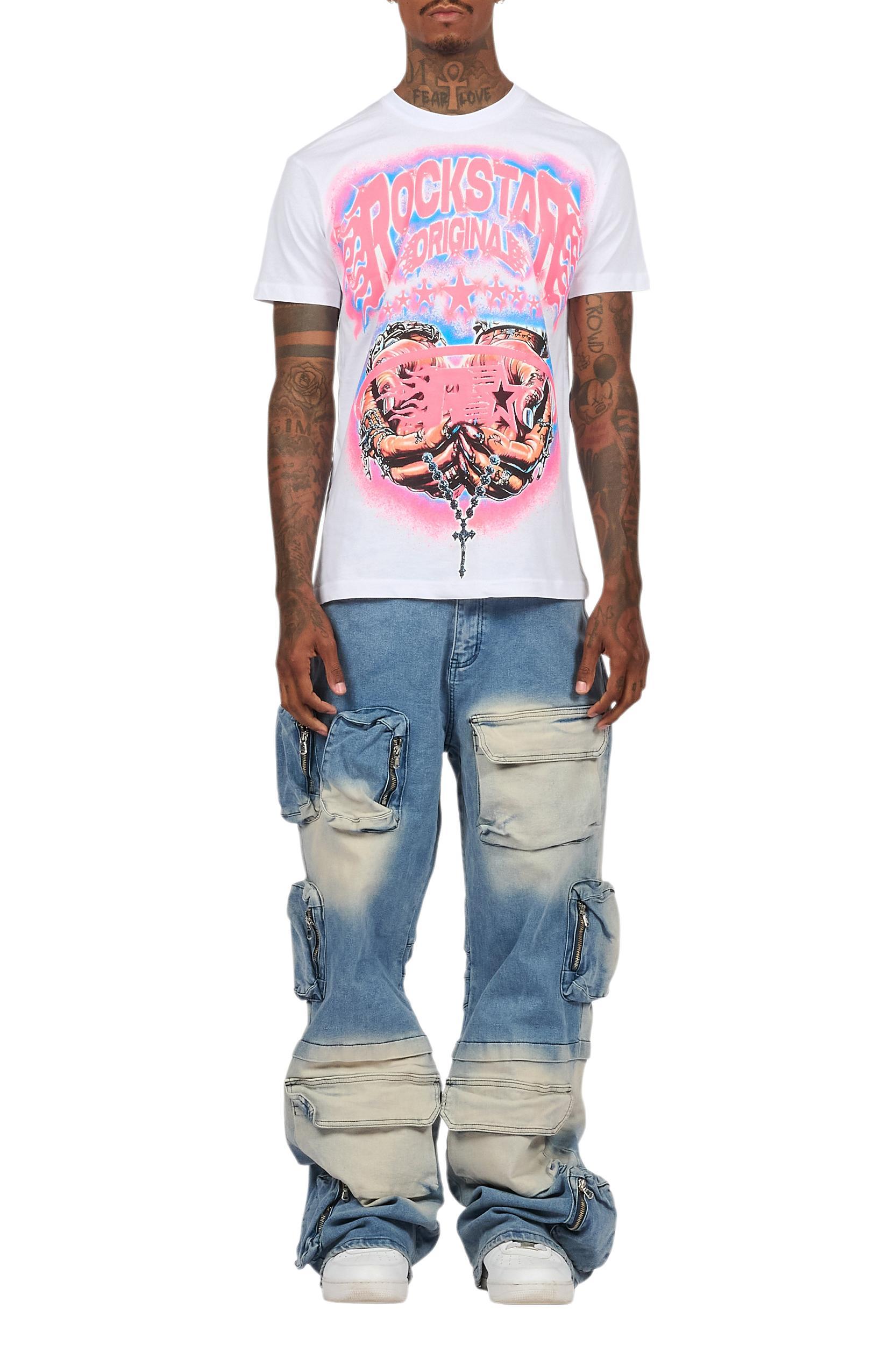 Pocketeer Tint Baggy Cargo Fit Jean Male Product Image