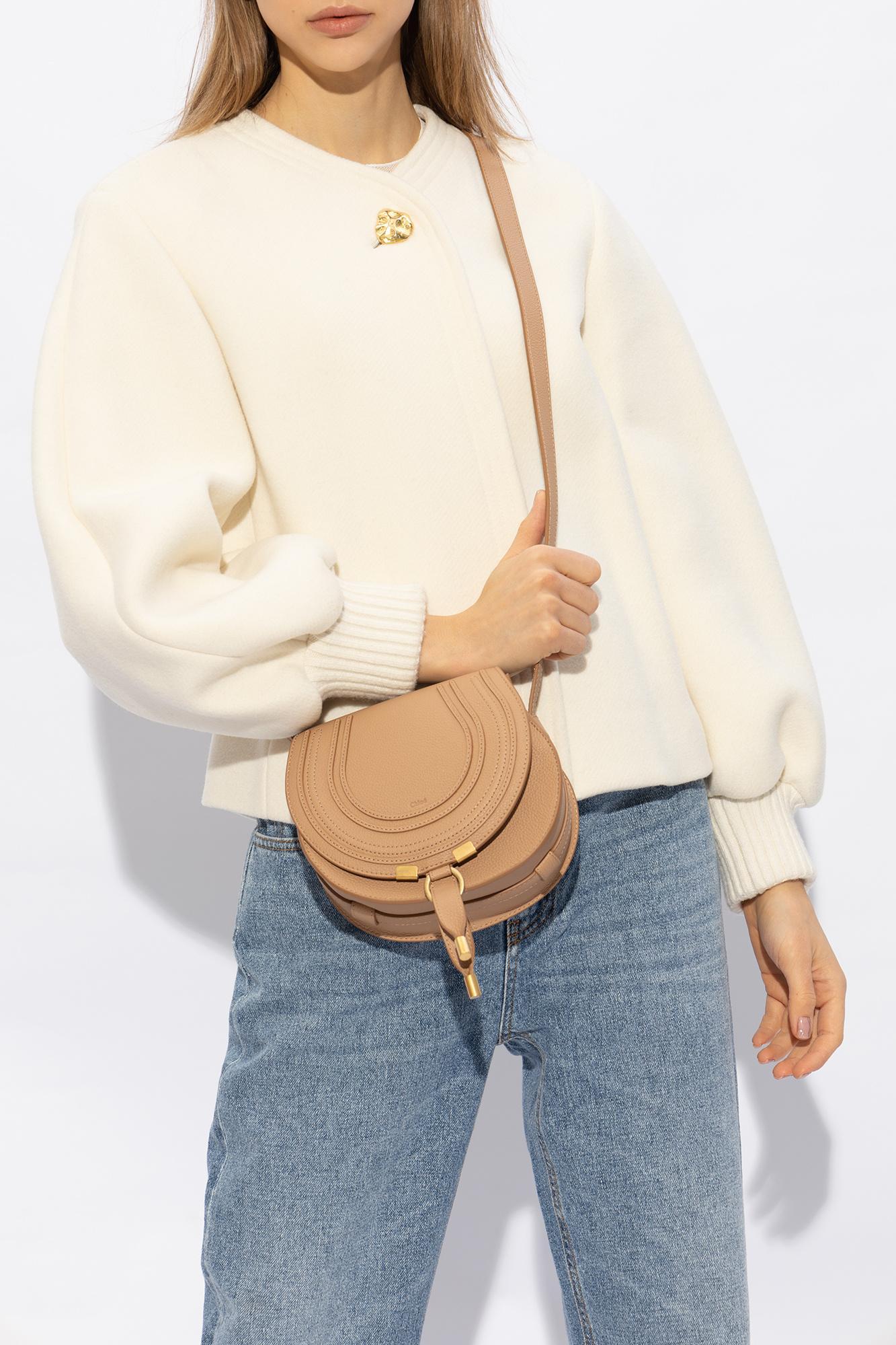 CHLOÉ Marcie Shoulder Bag In Light_tan Product Image