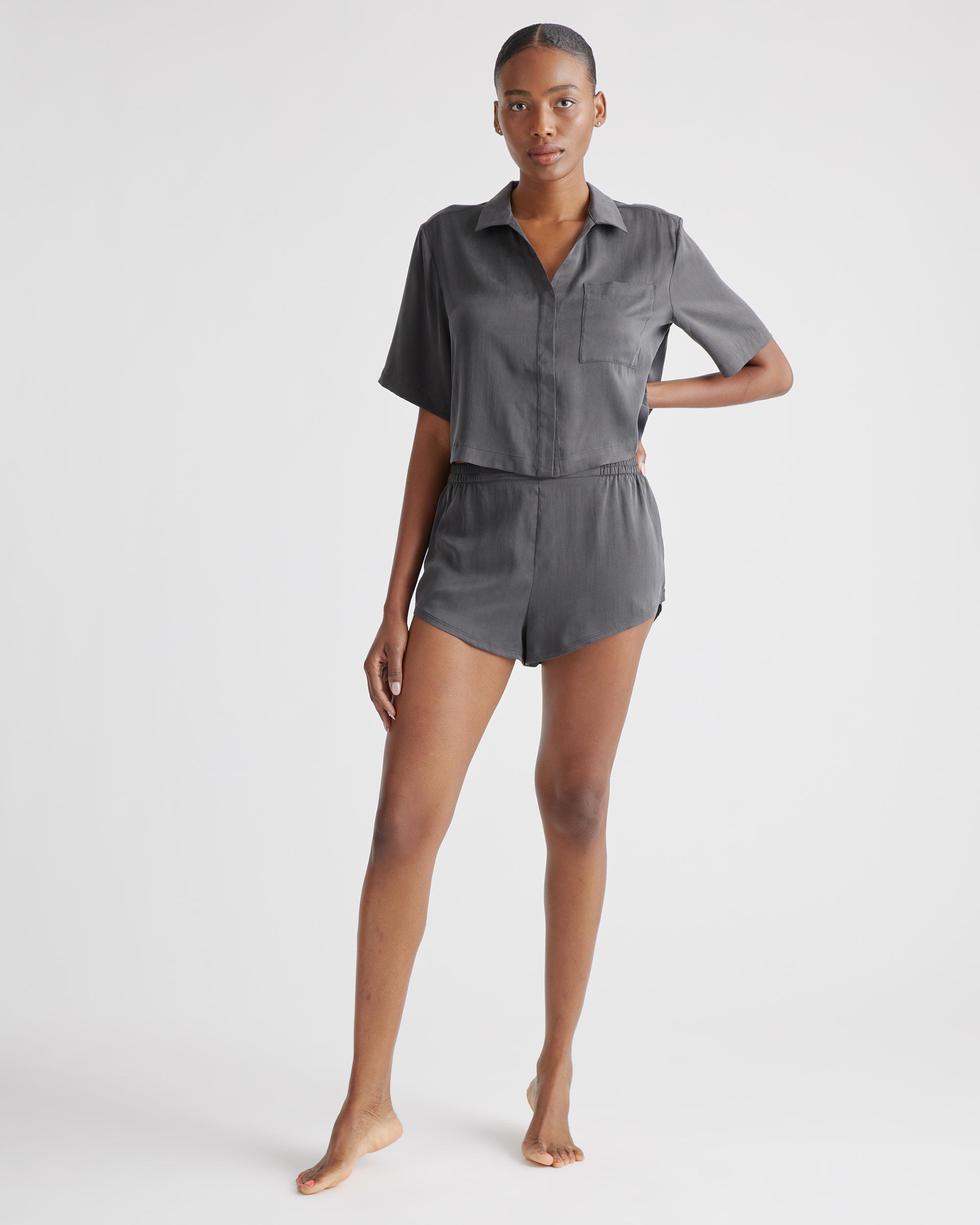 Quince | Women's Pajama Shorts Size XS, Silk Product Image