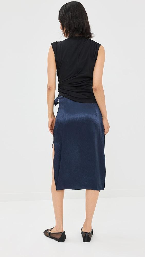 3.1 Phillip Lim Endless Loop T-Shirt Combo Dress with Lace | Shopbop Product Image