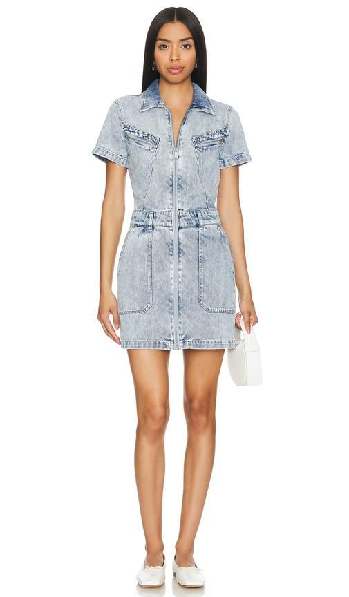 Brix Mini Denim Dress PISTOLA Product Image