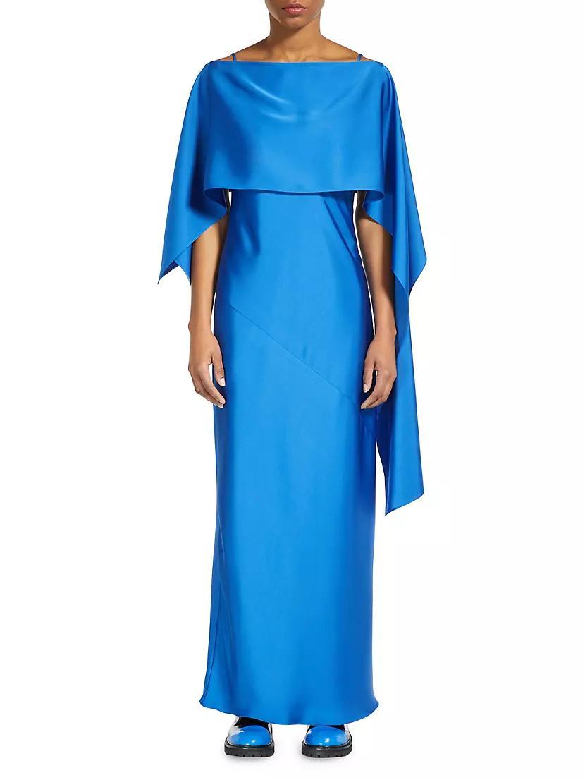 Womens Satin Capelette & Slipdress Product Image