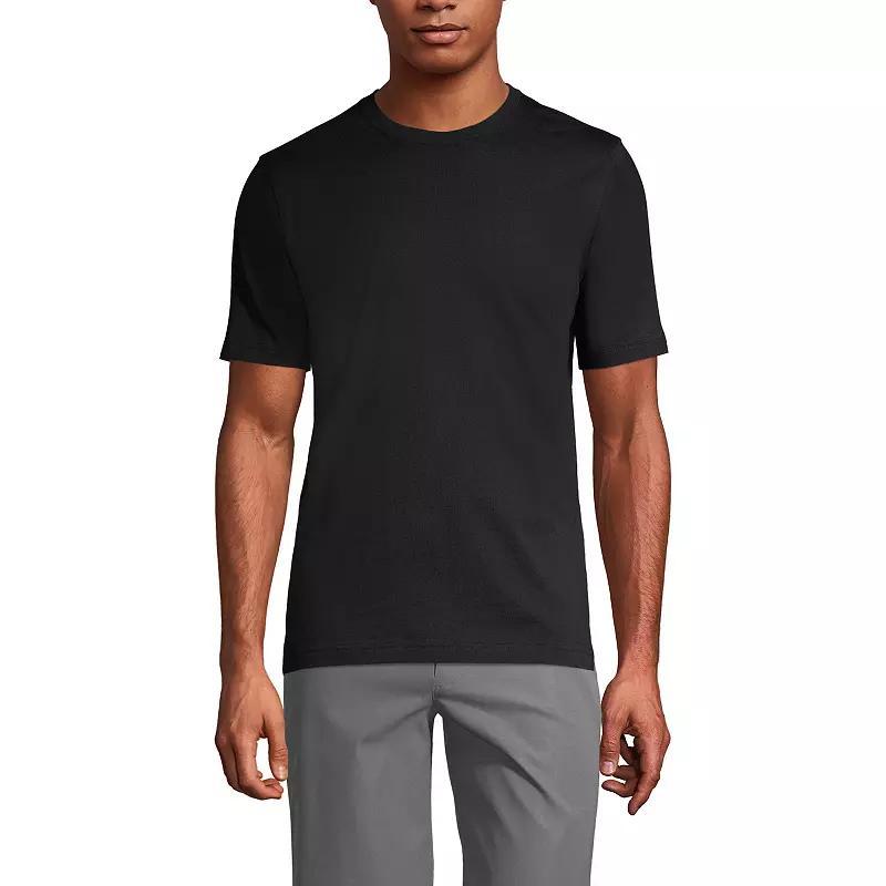 Men's Lands' End Essential Short Sleeve School Uniform T-shirt, Size: Small, Classic Blue Product Image