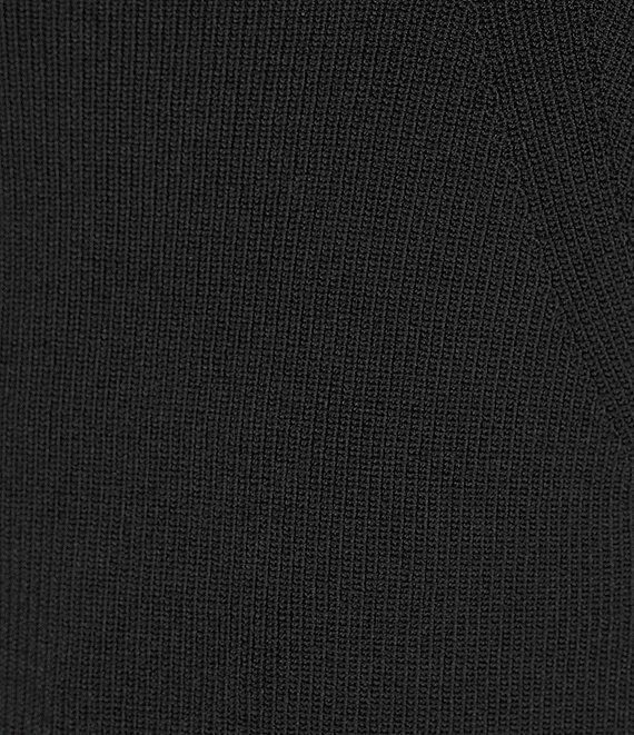 KARL LAGERFELD PARIS Knit Square Neck Sleeveless Tank Product Image