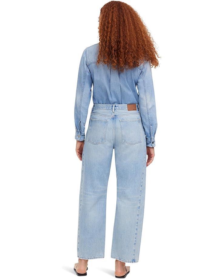 Women's Madewell The Darted Barrel-leg Jean In Foster Wash Product Image