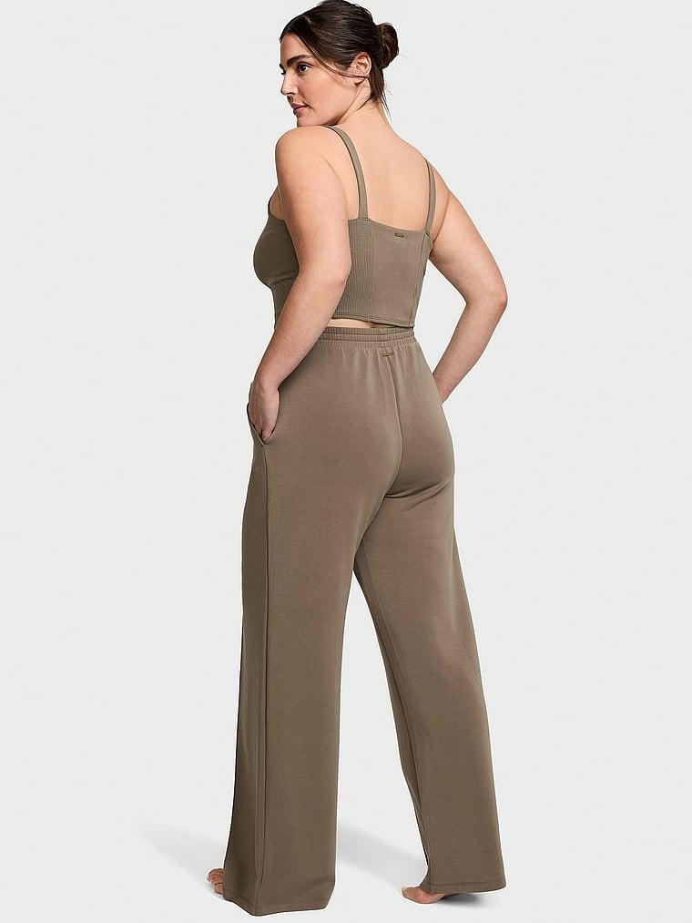 Featherweight Knit Wide-Leg Pant Product Image